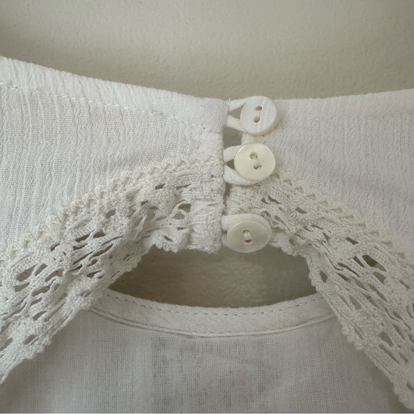 Spell Jolene Elegant White Lace Boho Feminine Flirty Romantic Dress - Picture 3 of 11